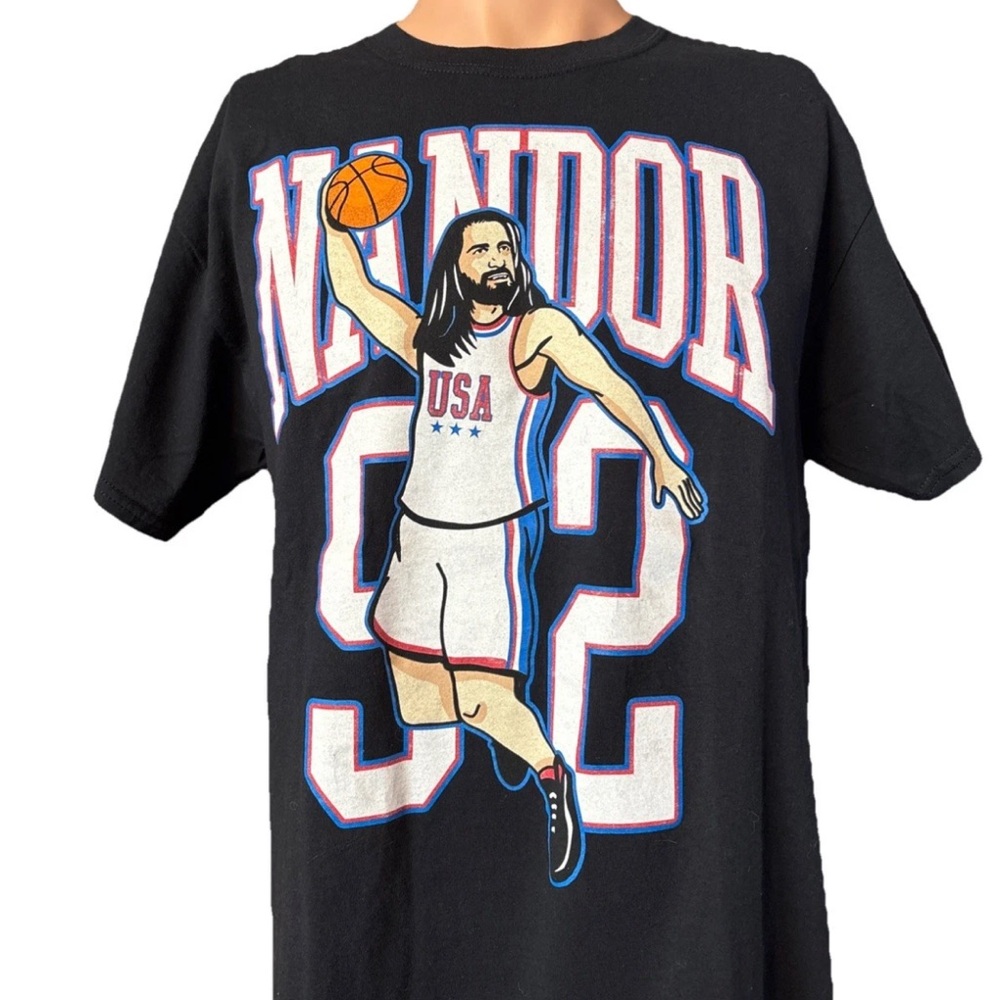 Nandor The Relentless What We Do In The Shadows USA Basketball Shirt Size Large